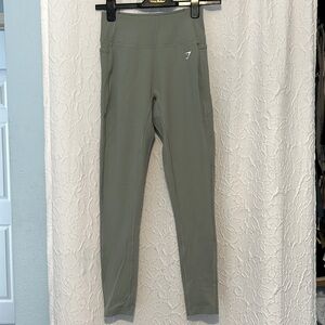 Gymshark  light green leggings Sz S